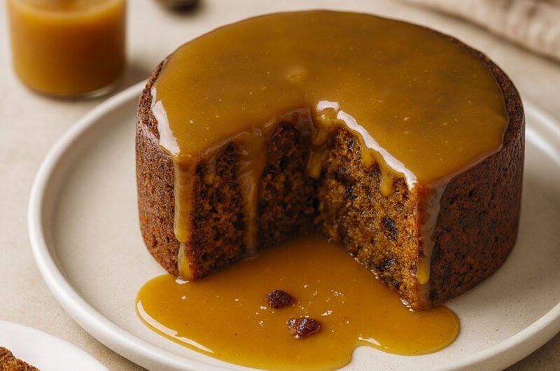 Sticky Date Pudding Recipe (With Warm Butterscotch Sauce)
