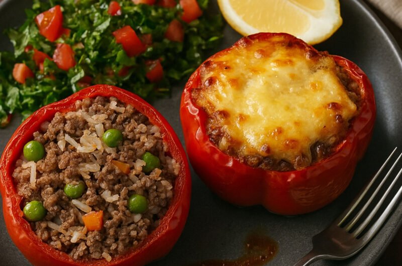 Stuffed Capsicum Recipe Mince