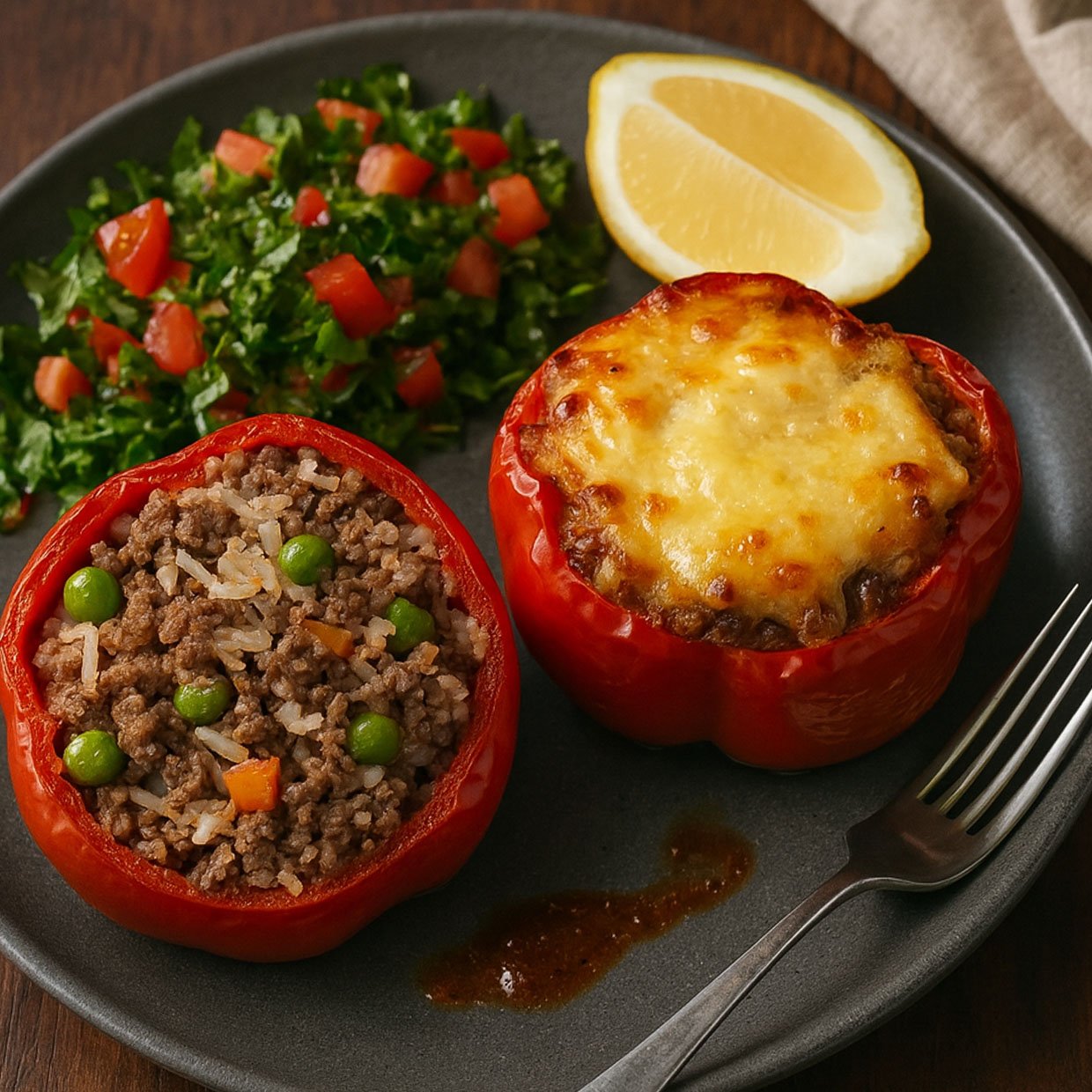 Stuffed Capsicum Recipe Mince: Ella’s cosy weeknight winner