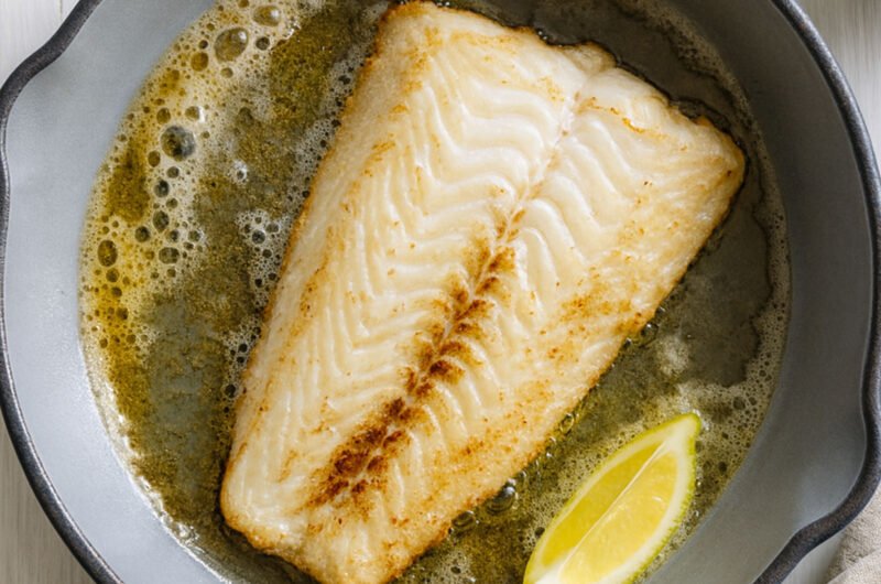 Crispy Lemon-Garlic Baked Hoki