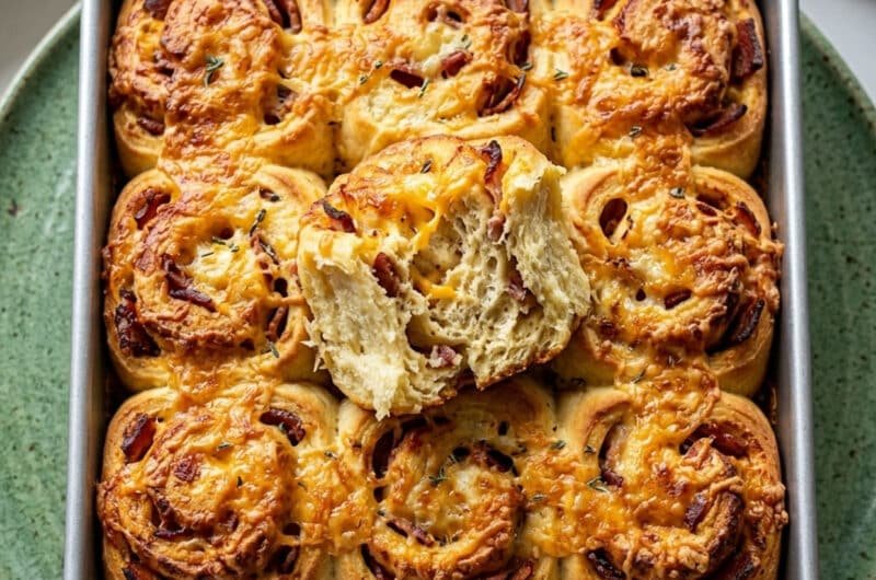 Cheese and Bacon Scrolls